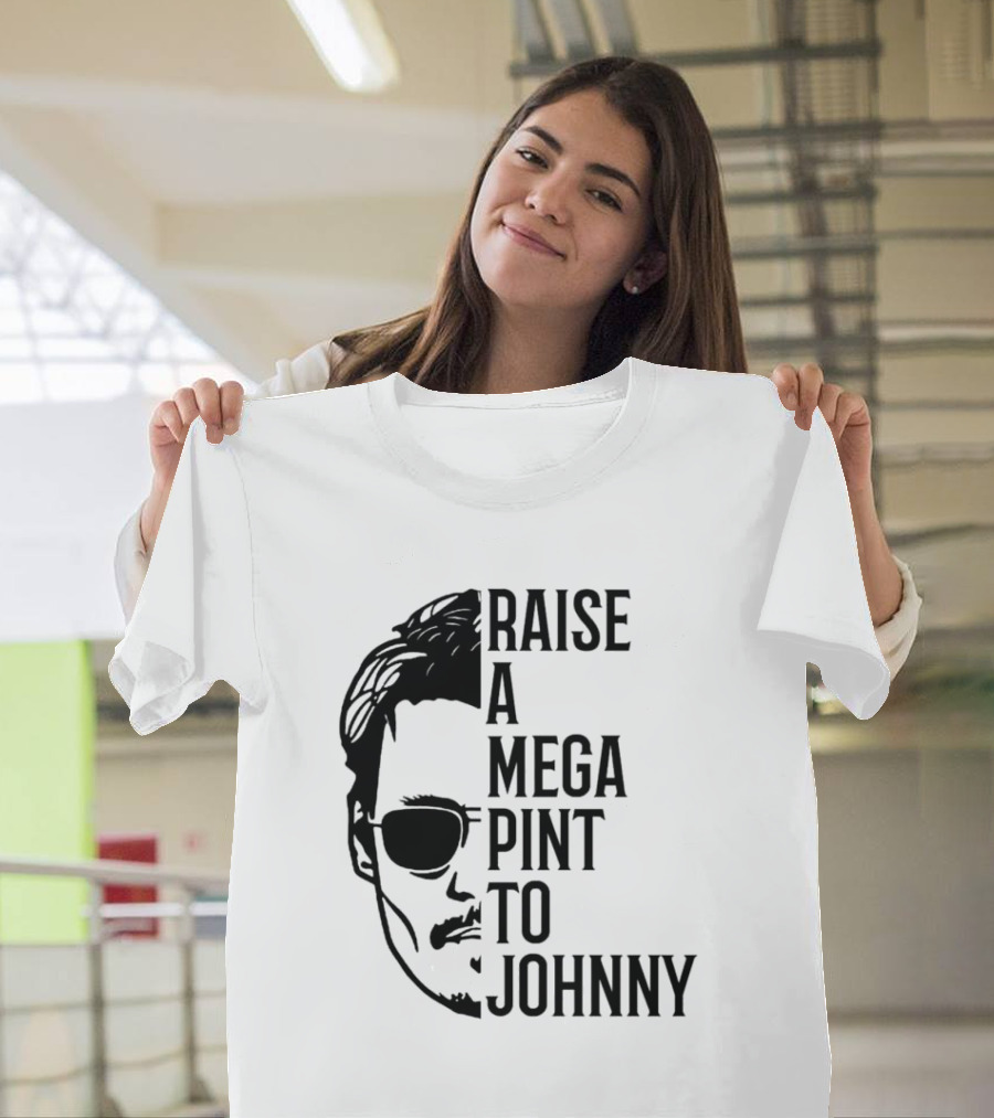 Raise A Mega Pint To Johnny T-Shirt