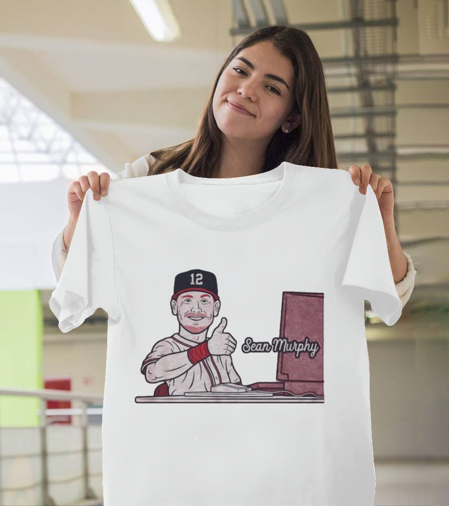 Sean Murphy Thumbs Up Baseball Player 12 Computer Desk T-Shirt