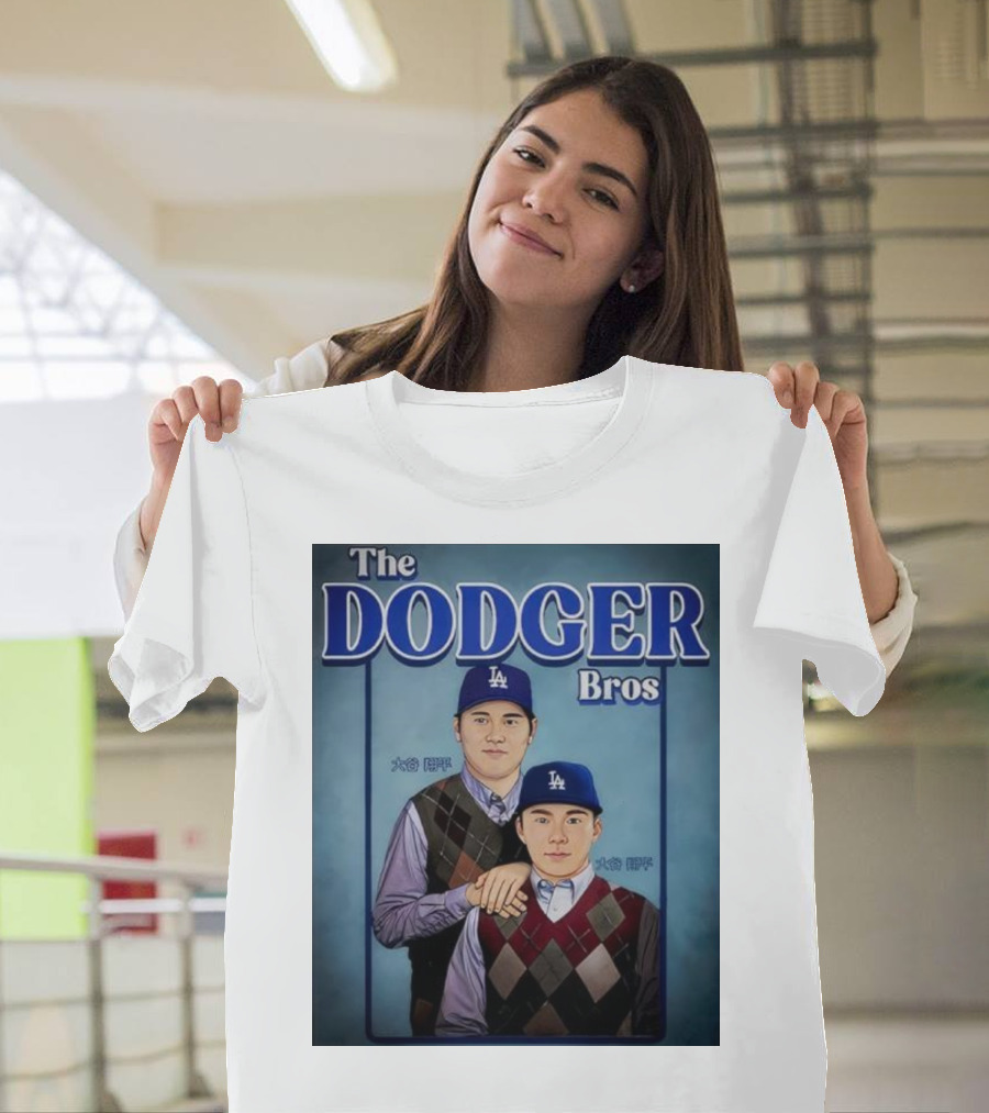 The Dodger Bros Ohtani And Yamamoto Los Angeles Baseball T-Shirt