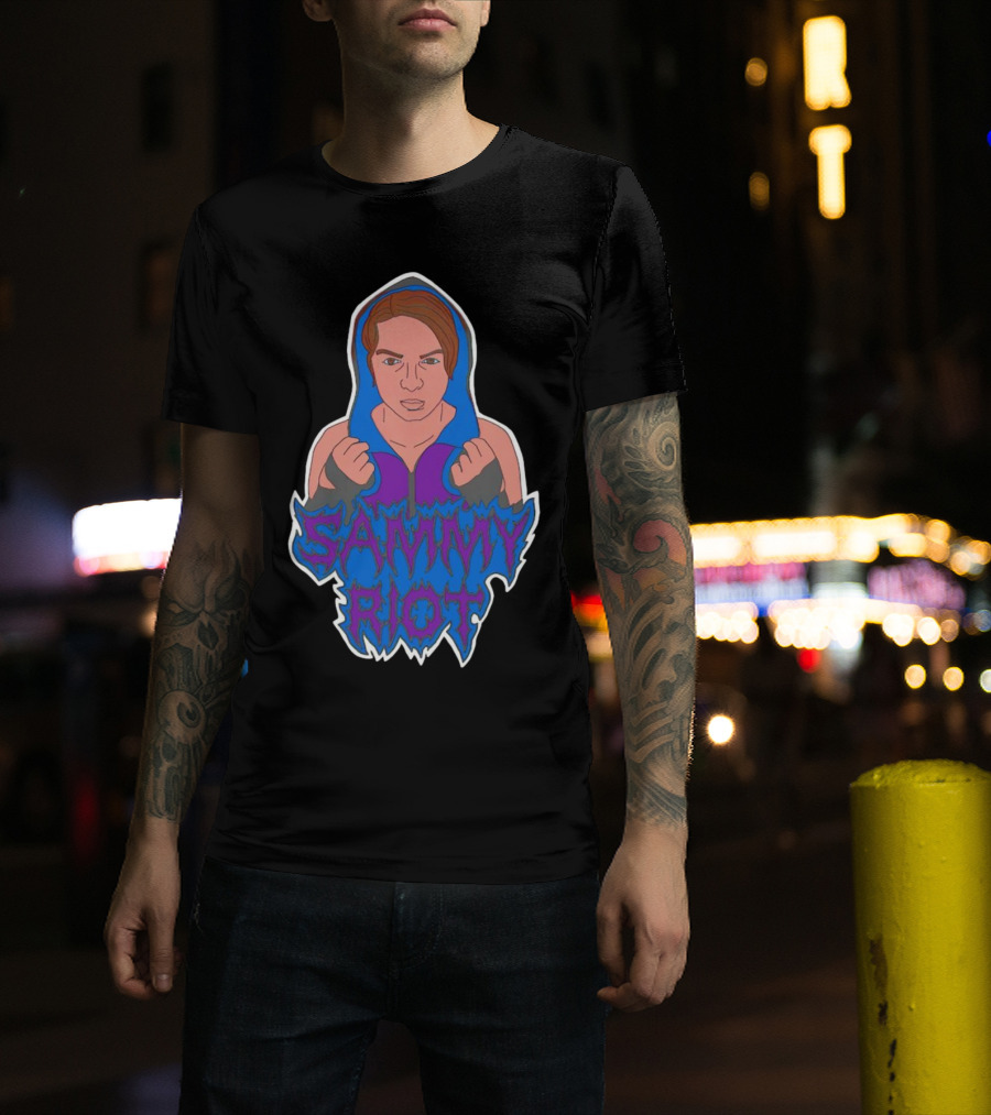 Sammy Riot Wrestling Hoodie Lost Art Sammy Riot #3 T-Shirt