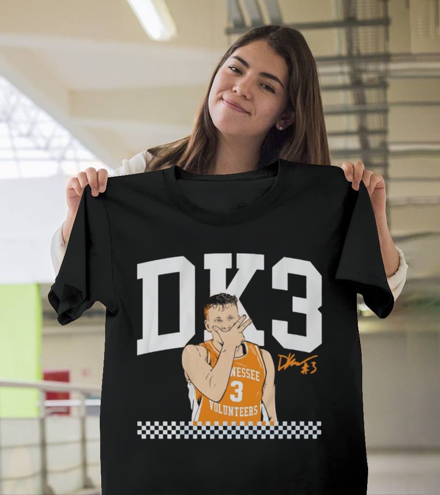 Tennessee Volunteers Basketball DK3 Dalton Knecht #3 T-Shirt