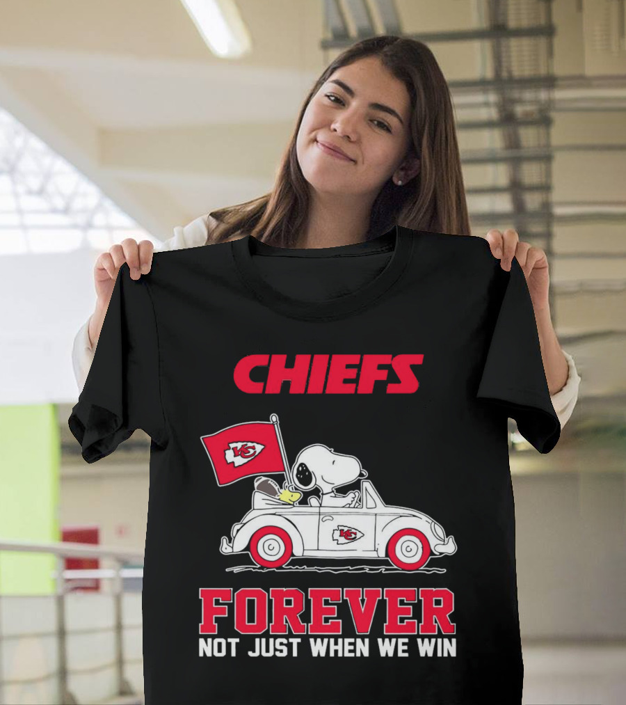Chiefs Snoopy Forever Not Just When We Win T-Shirt