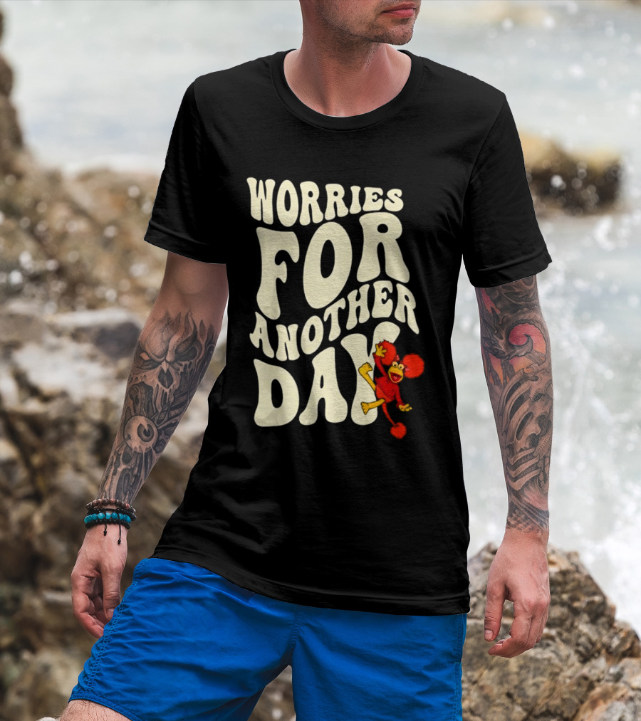 Fraggle Rock Worries For Another Day Red Muppet Character T-Shirt