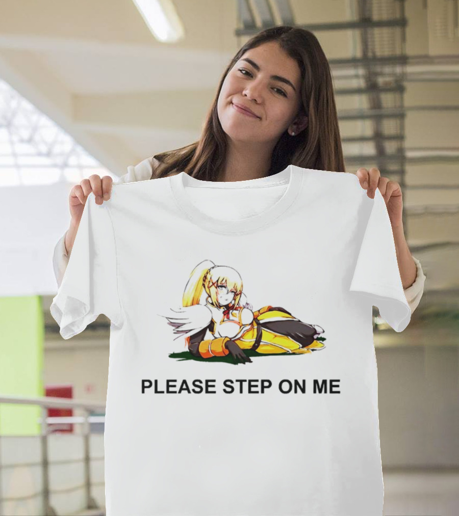 Konosuba Please Step On Me Character T-Shirt