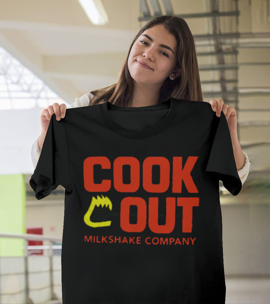Cook Out Milkshake Company Grilled Flame T-Shirt