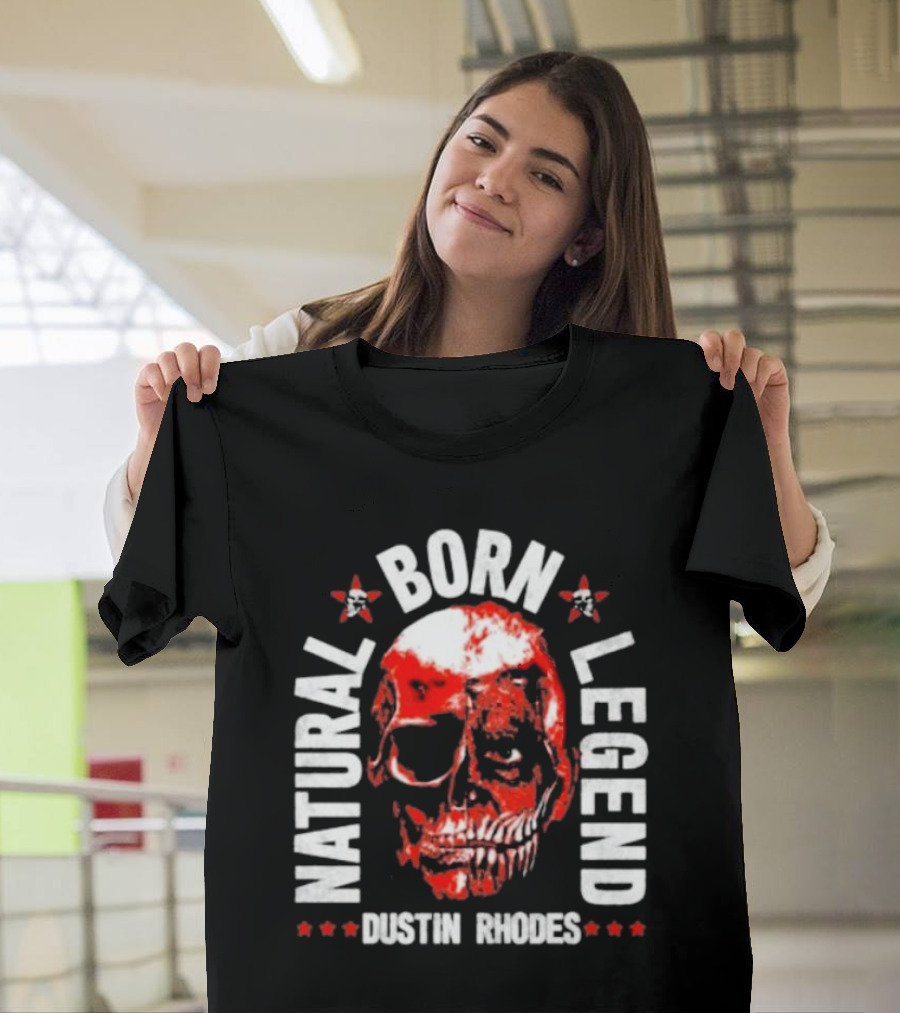 Dustin Rhodes Natural Born Legend Skull T-Shirt