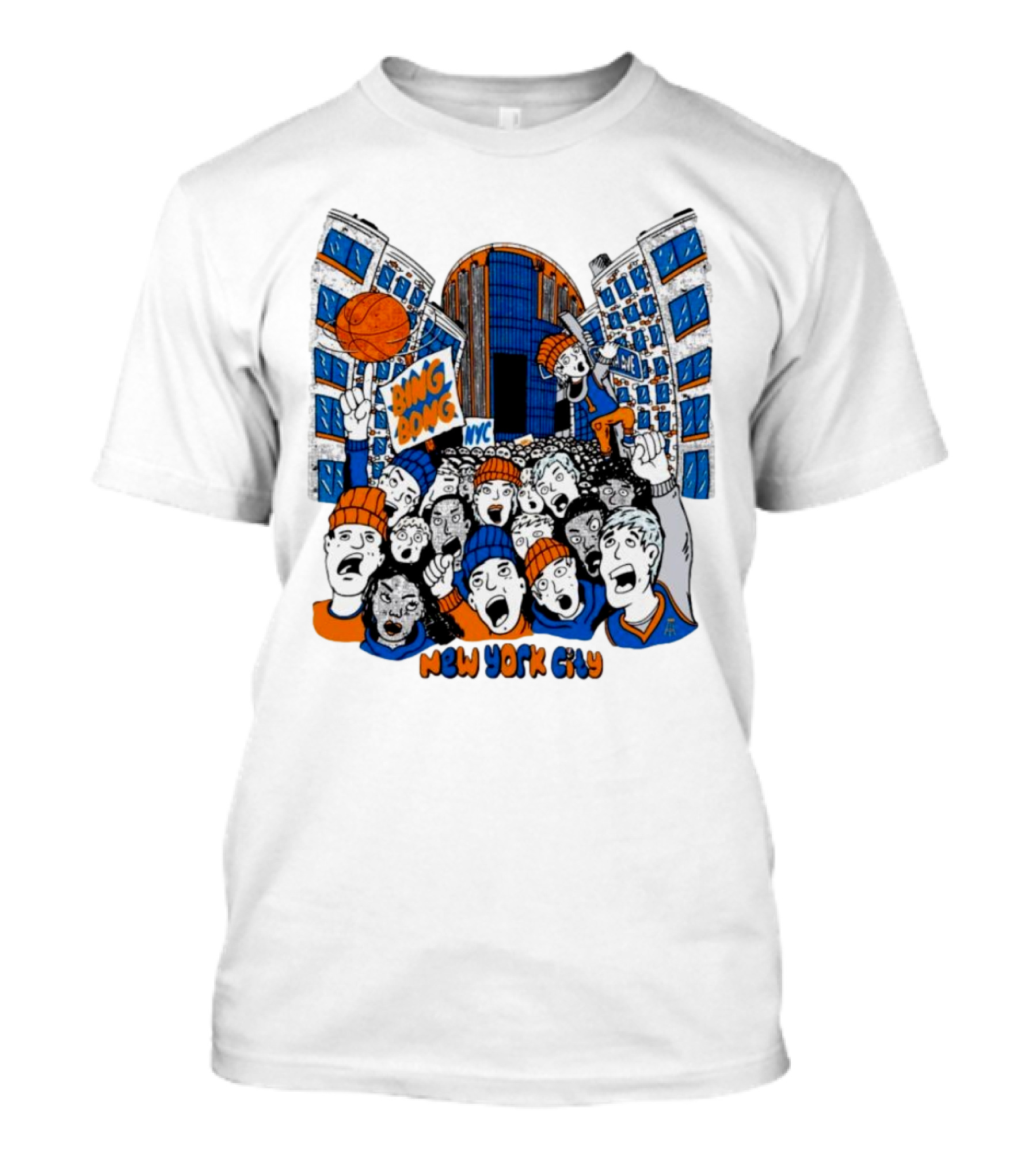 New York City Knicks NBA Bang Bong NYC Basketball Fans T-Shirt