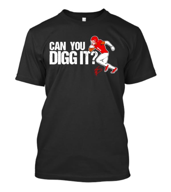 Can You Digg It Houston Football Stefon Diggs Player Running T-Shirt