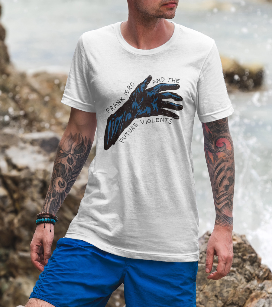 Frank Iero And The Future Violents Blue Hand T-Shirt