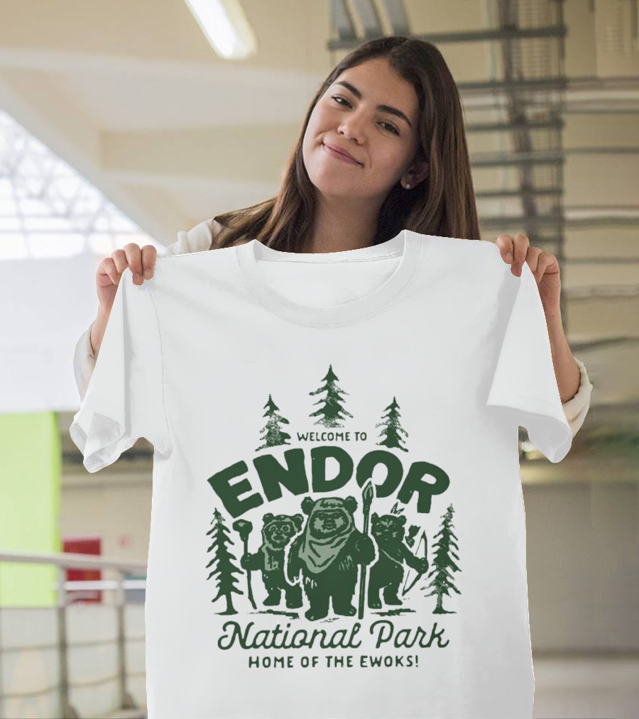 Welcome to Endor National Park Home of the Ewoks T-Shirt