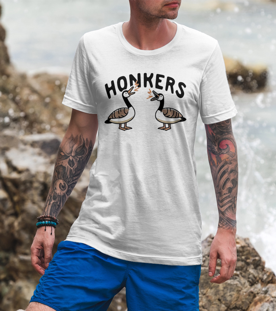HONKERS Ducks Geese Cartoon Humor T-Shirt
