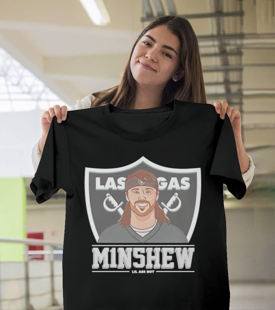 Las Vegas Raiders Minshew M1N5HEW Lil Ass Boy T-Shirt