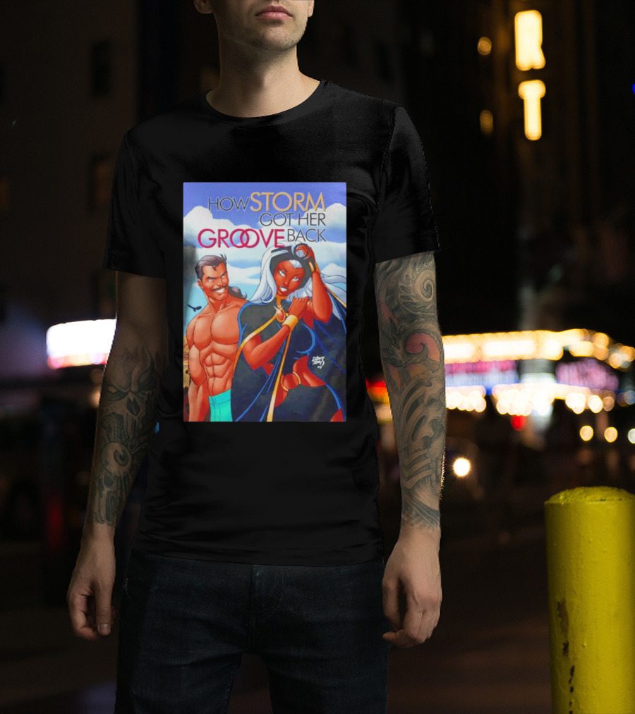 How Storm Got Her Groove Back Comic Style Cover T-Shirt