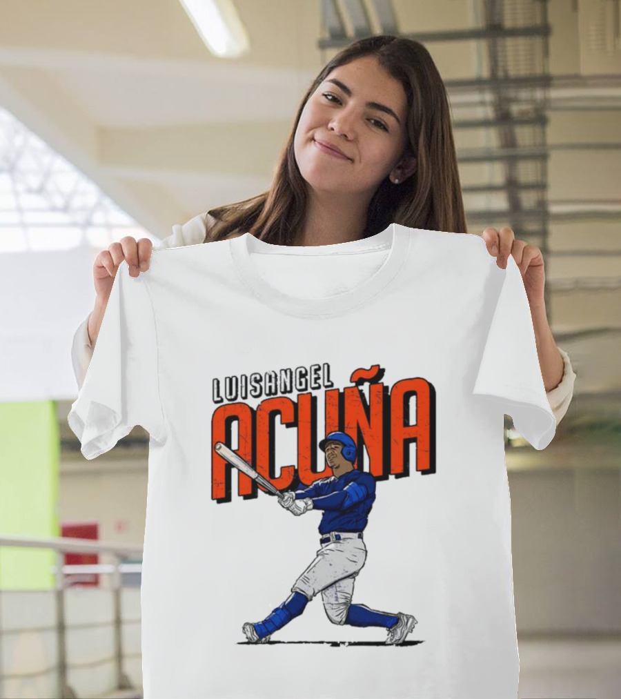 Luisangel Acuna Baseball Hitter Action T-Shirt