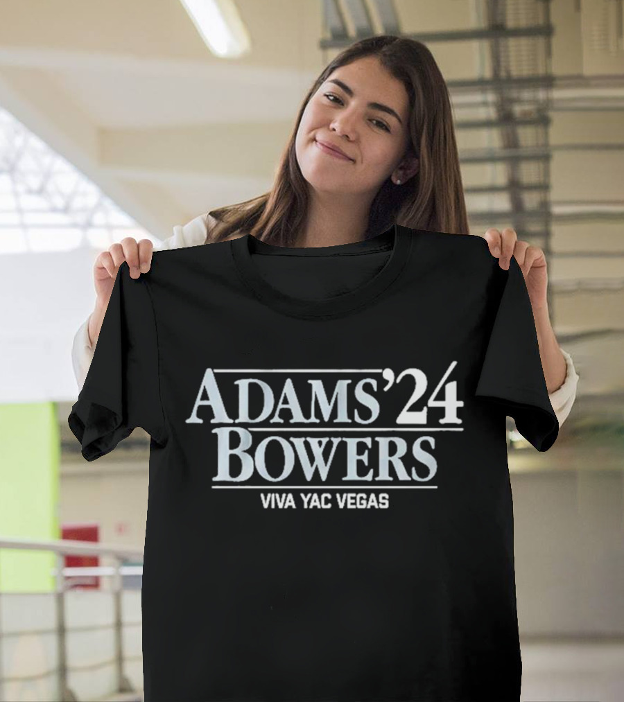 Las Vegas Raiders Adams-Bowers ’24 Viva Yac Vegas T-Shirt