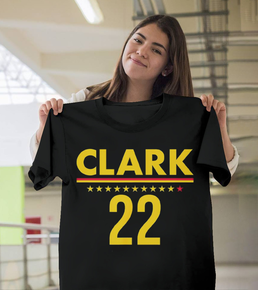 Caitlin Clark Clark 22 Stars T-Shirt