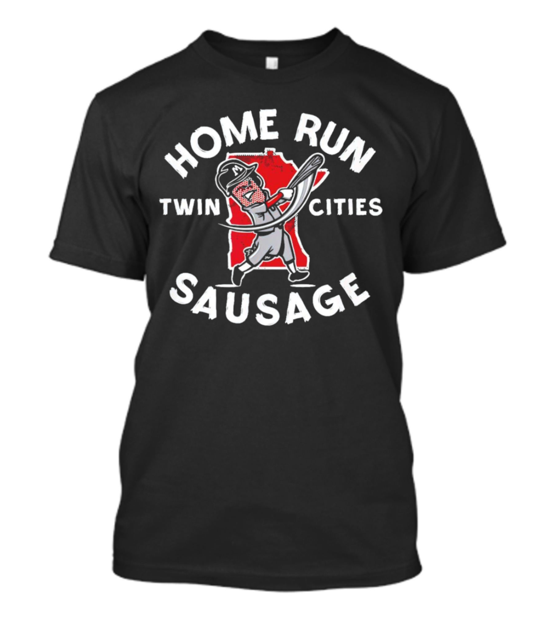Twin Cities Home Run Sausage Minnesota Twins T-Shirt