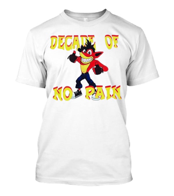 Decade Of No Pain Crash Bandicoot Thumbs Up T-Shirt