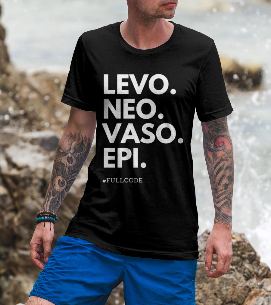 Levo Neo Vaso Epi Fullcode Text T-Shirt