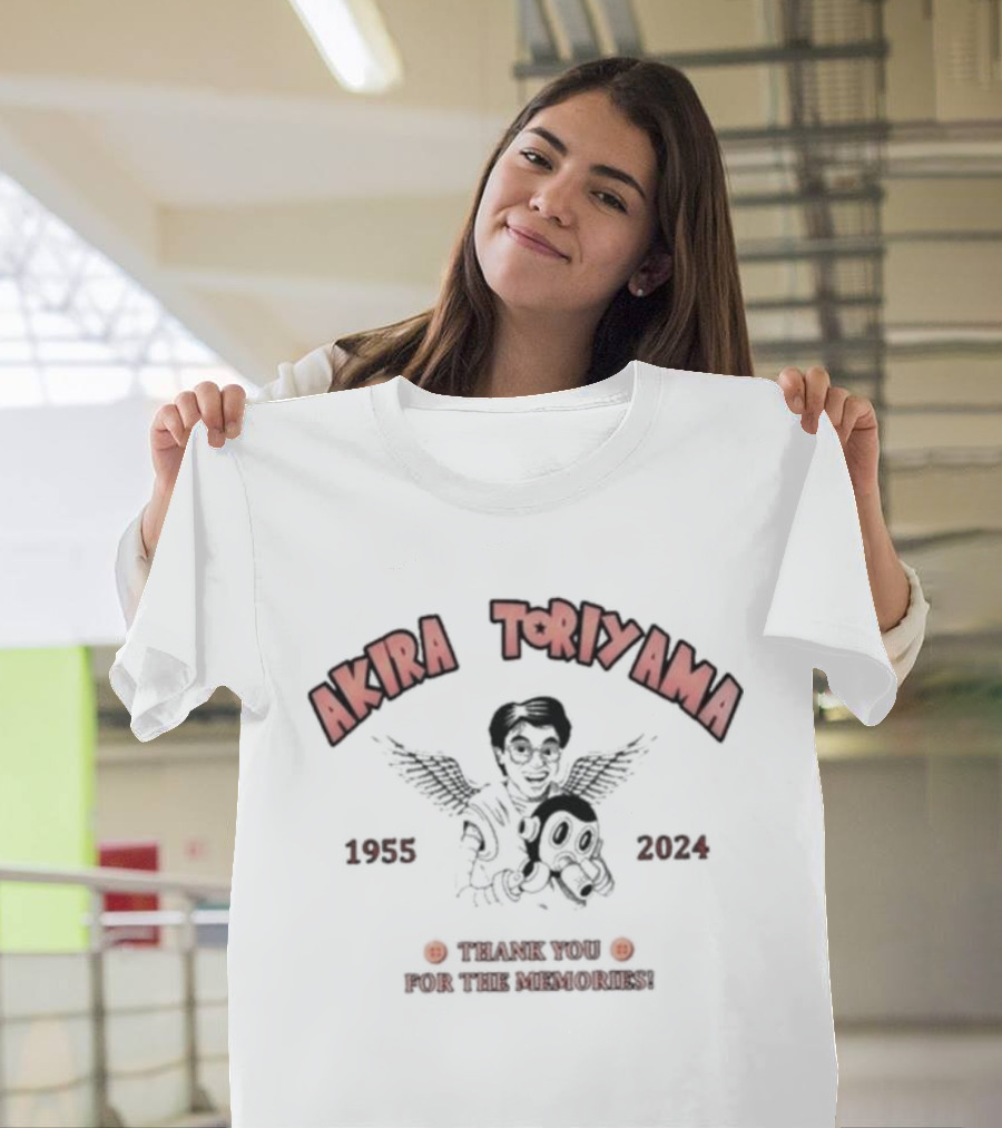 Akira Toriyama 1955 2024 Thank You for the Memories with Iconic Character T-Shirt