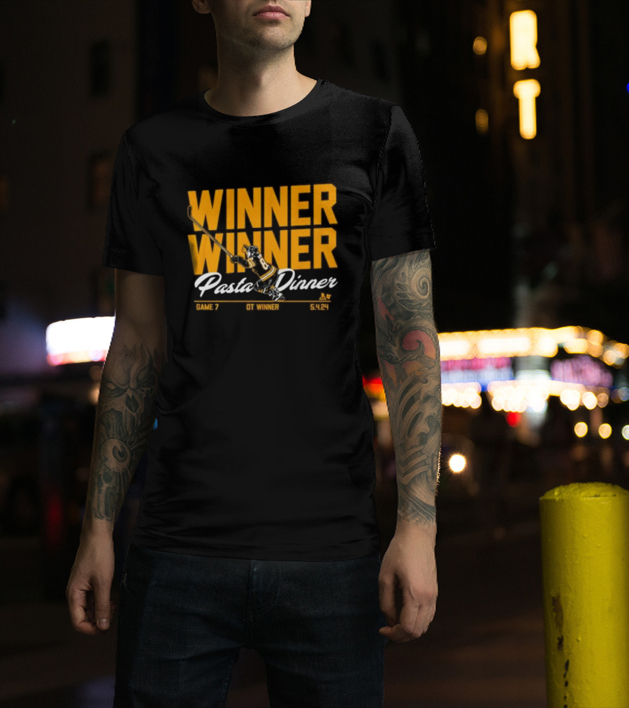 Winner Winner Pasta Dinner Game 7 OT Winner 5.4.24 T-Shirt