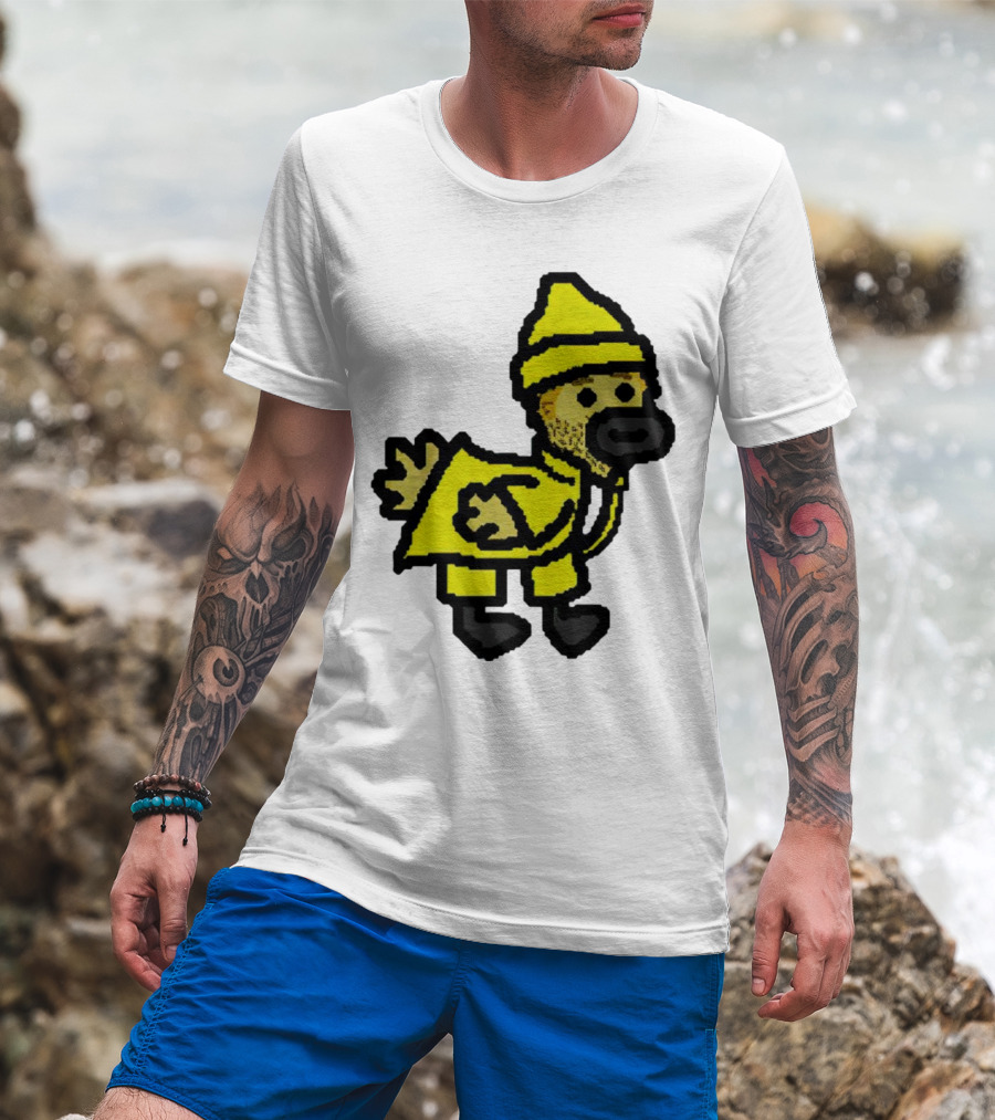 Fall Guy Gosling Bearded Yellow Raincoat Sprite T-Shirt