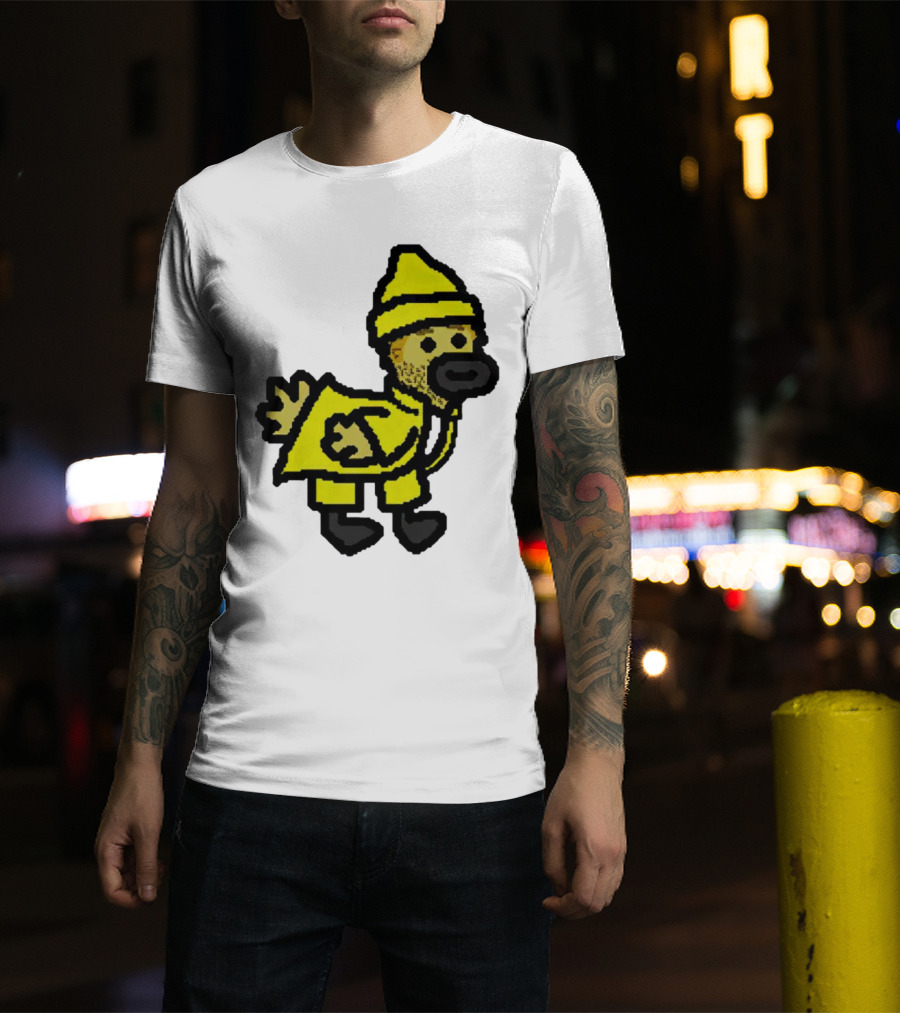 Fall Guy Gosling Bearded Yellow Raincoat Sprite T-Shirt