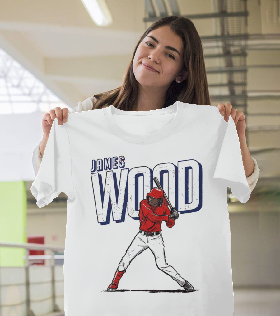 James Wood Washington Nationals Baseball Player T-Shirt