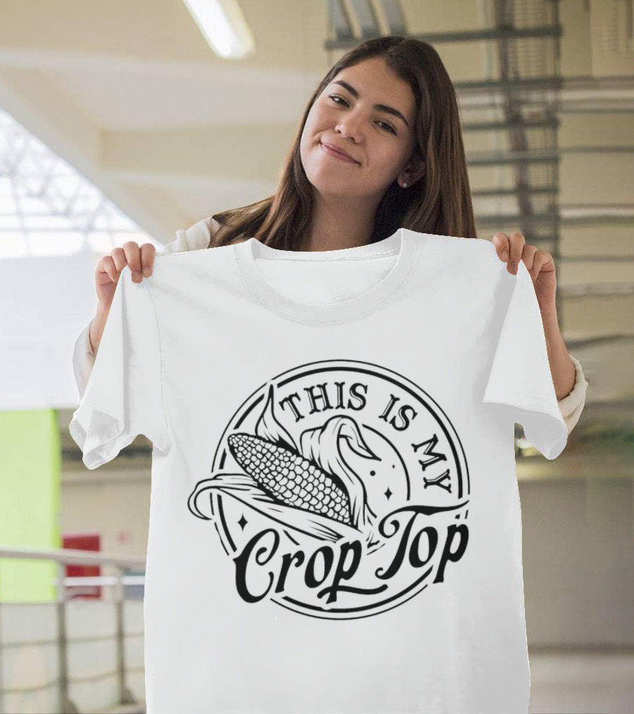 This Is My Crop Top Corn T-Shirt