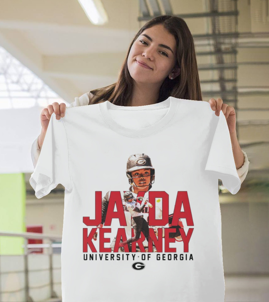 Jayda Kearney University of Georgia Softball Player Collage T-Shirt