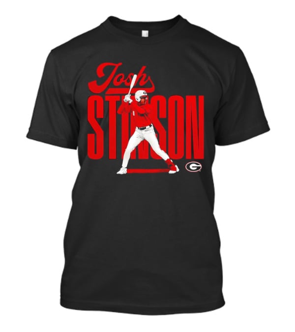 Josh Stinson Georgia Baseball Player Collage NCAA T-Shirt
