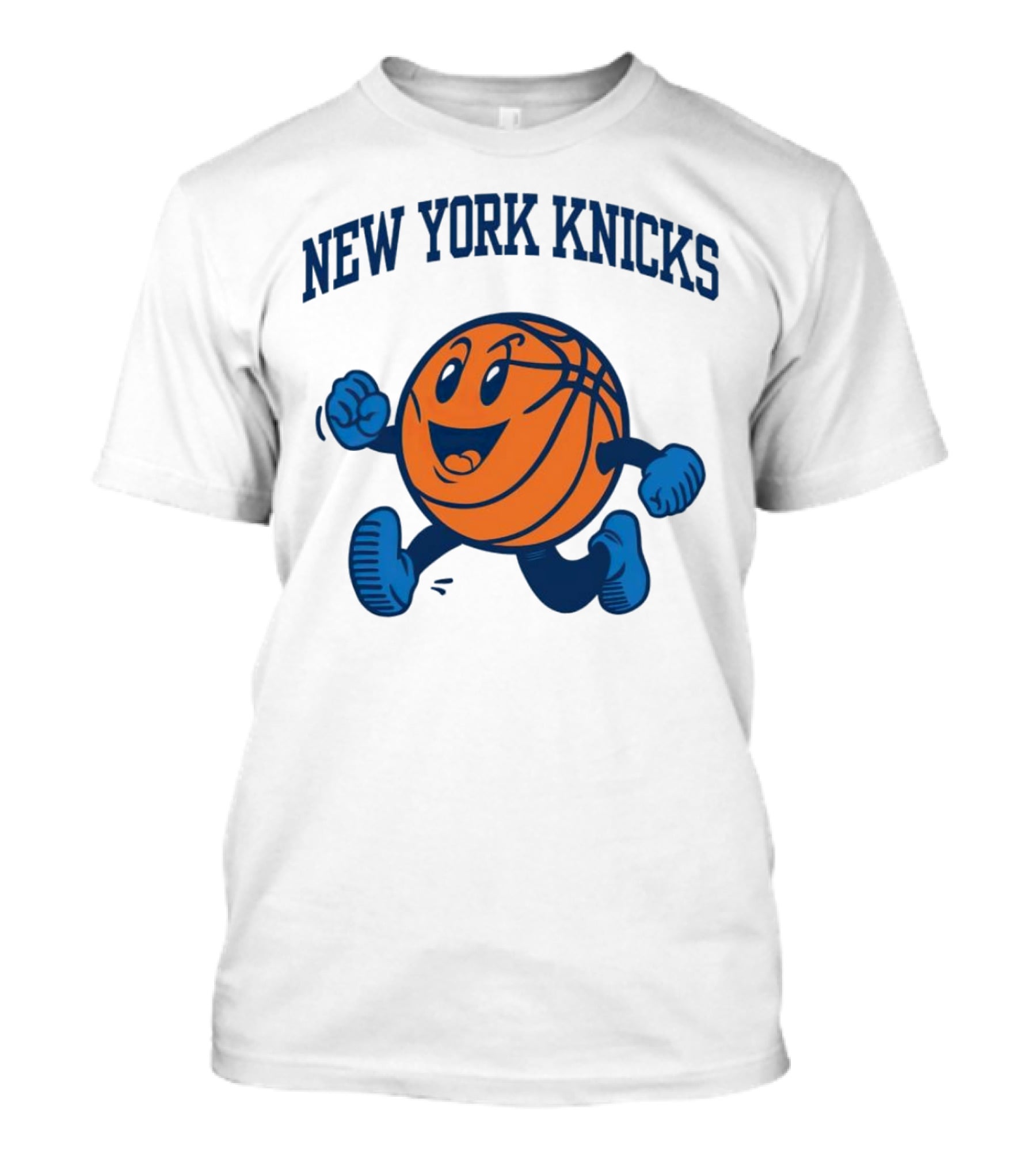 New York Knicks Running Basketball Character T-Shirt