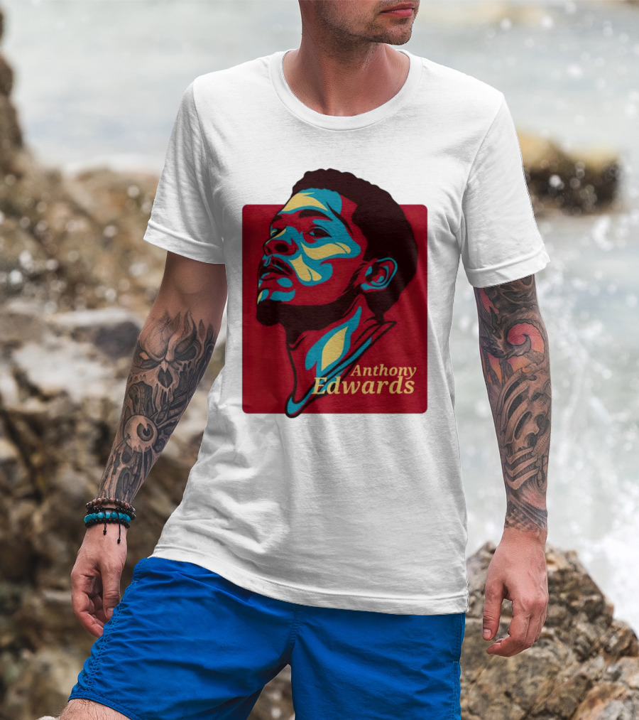 Anthony Edwards Minnesota Timberwolves NBA Player T-Shirt