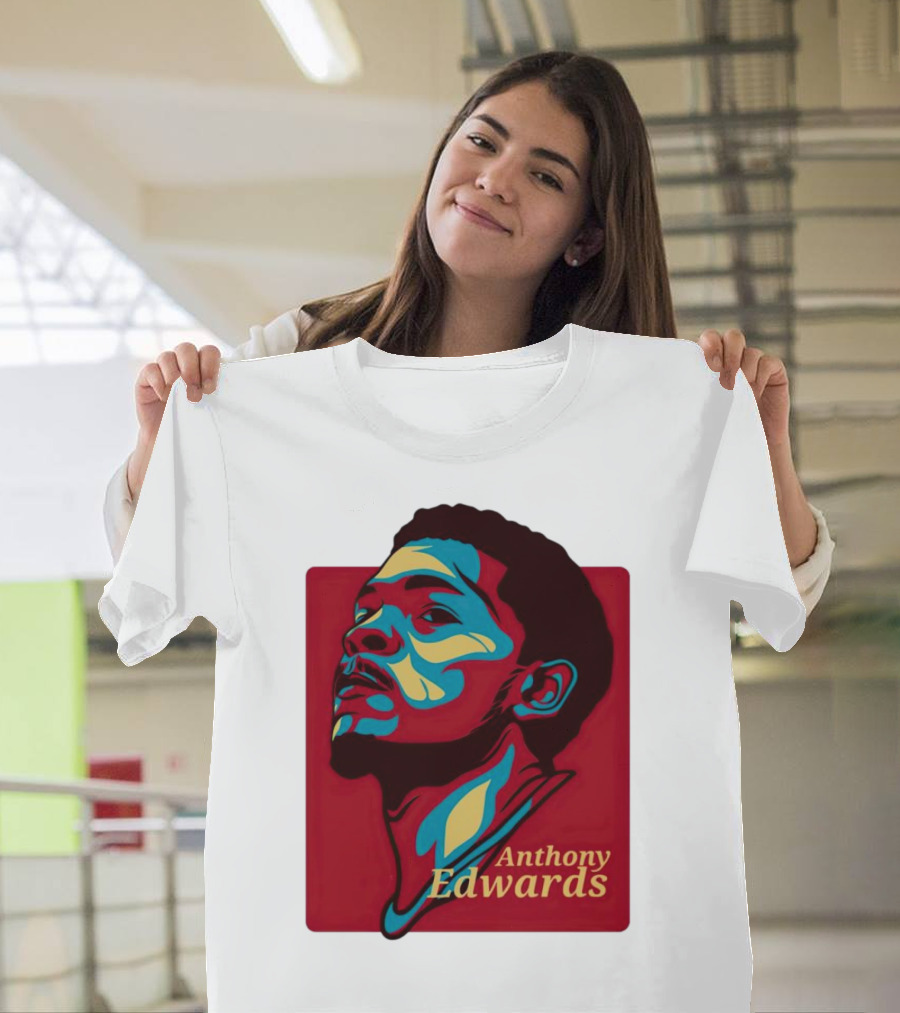 Anthony Edwards Minnesota Timberwolves NBA Player T-Shirt