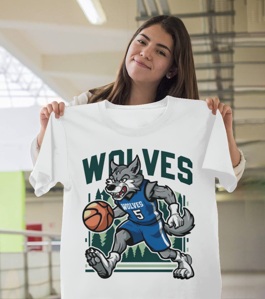 Wolves Basketball Vintage Minnesota Timberwolves T-Shirt