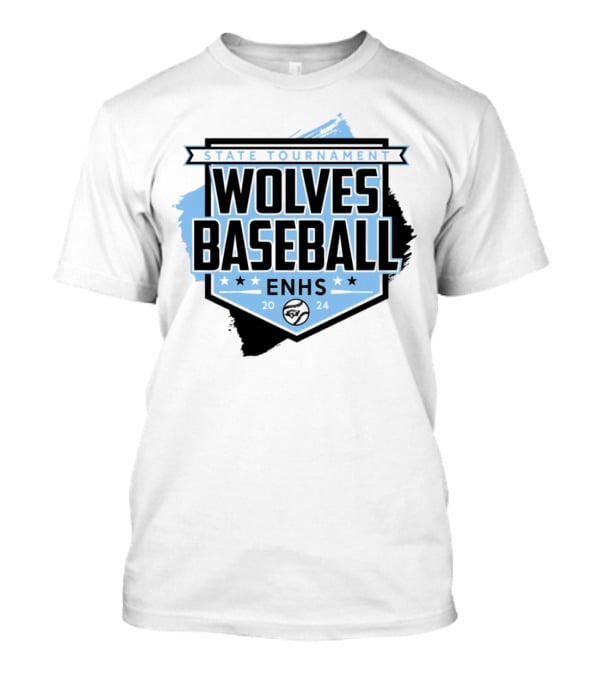 State Tournament ENHS Wolves Baseball T-Shirt