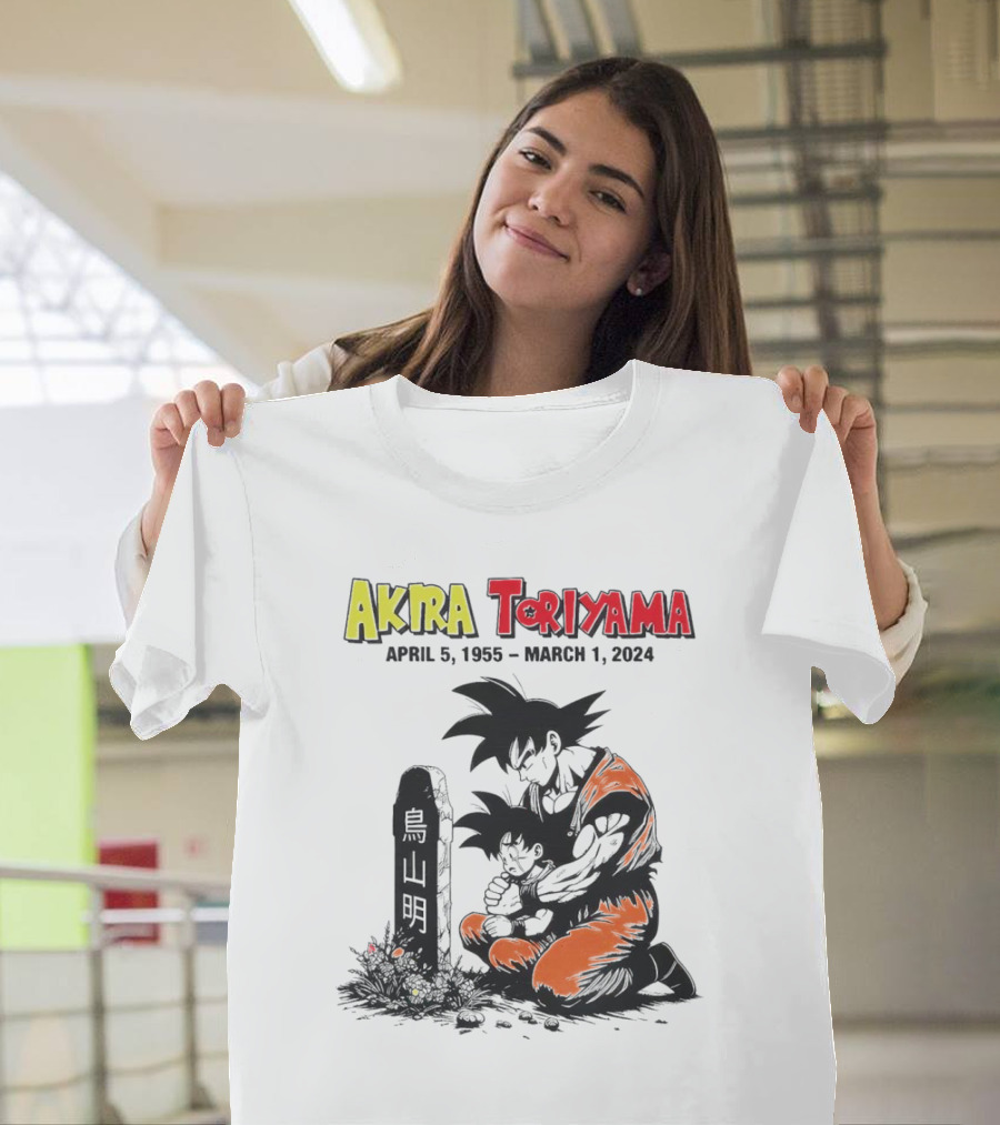 Akira Toriyama Dragon Ball Z Memorial Tribute 1955 T-Shirt