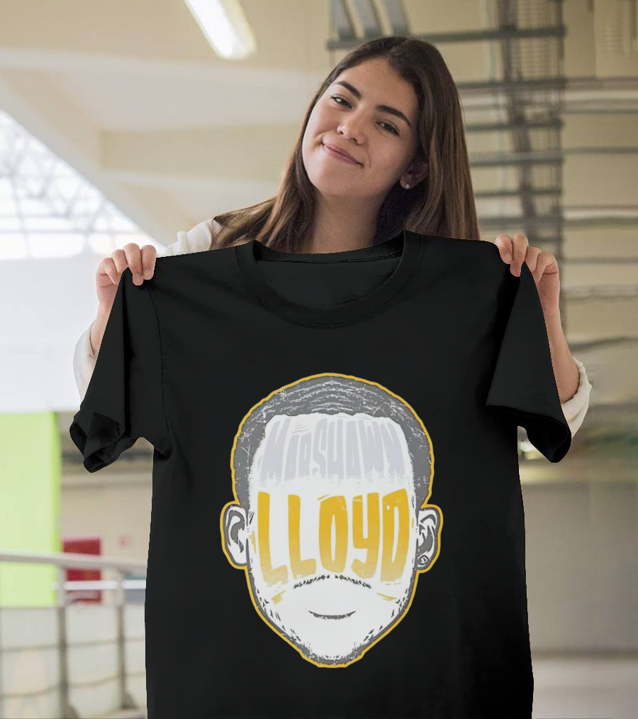MarShawn Lloyd Face Illustration Football Packers Influence T-Shirt