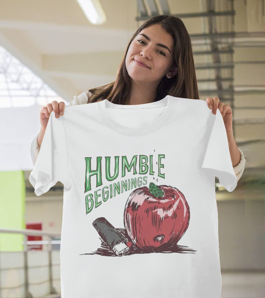 Humble Beginnings Apple with Pencil T-Shirt