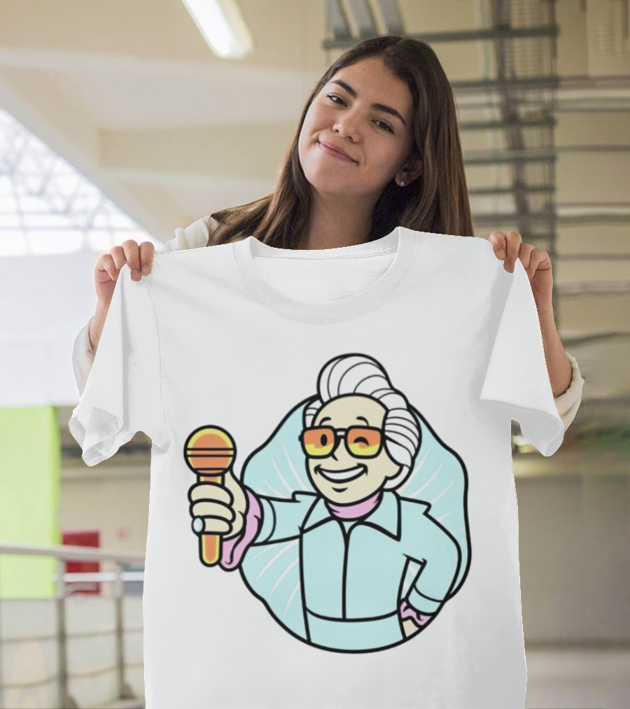 Vault Boy Elvis Microphone T-Shirt