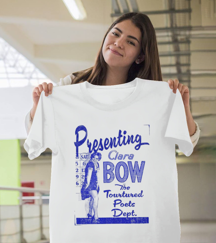 Presenting Clara Bow The Tortured Poets Dept T-Shirt