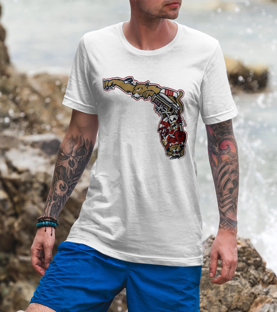 Florida Panthers Let's Hunt State Hockey T-Shirt