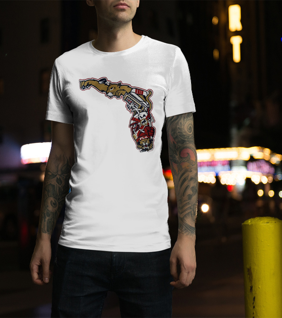 Florida Panthers Let's Hunt State Hockey T-Shirt