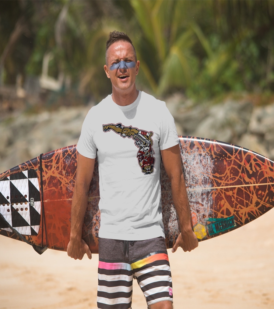 Florida Panthers Let's Hunt State Hockey T-Shirt