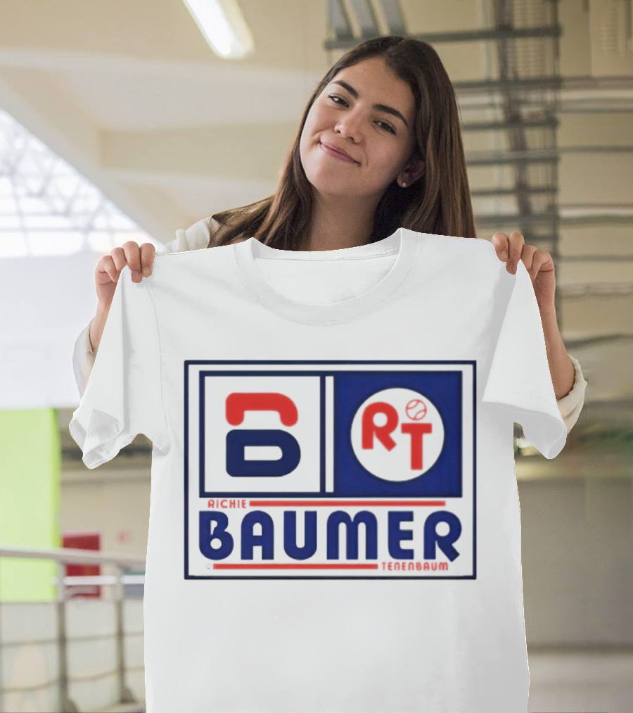 Richie Baumer Tenenbaum Tennis Emblem RT T-Shirt