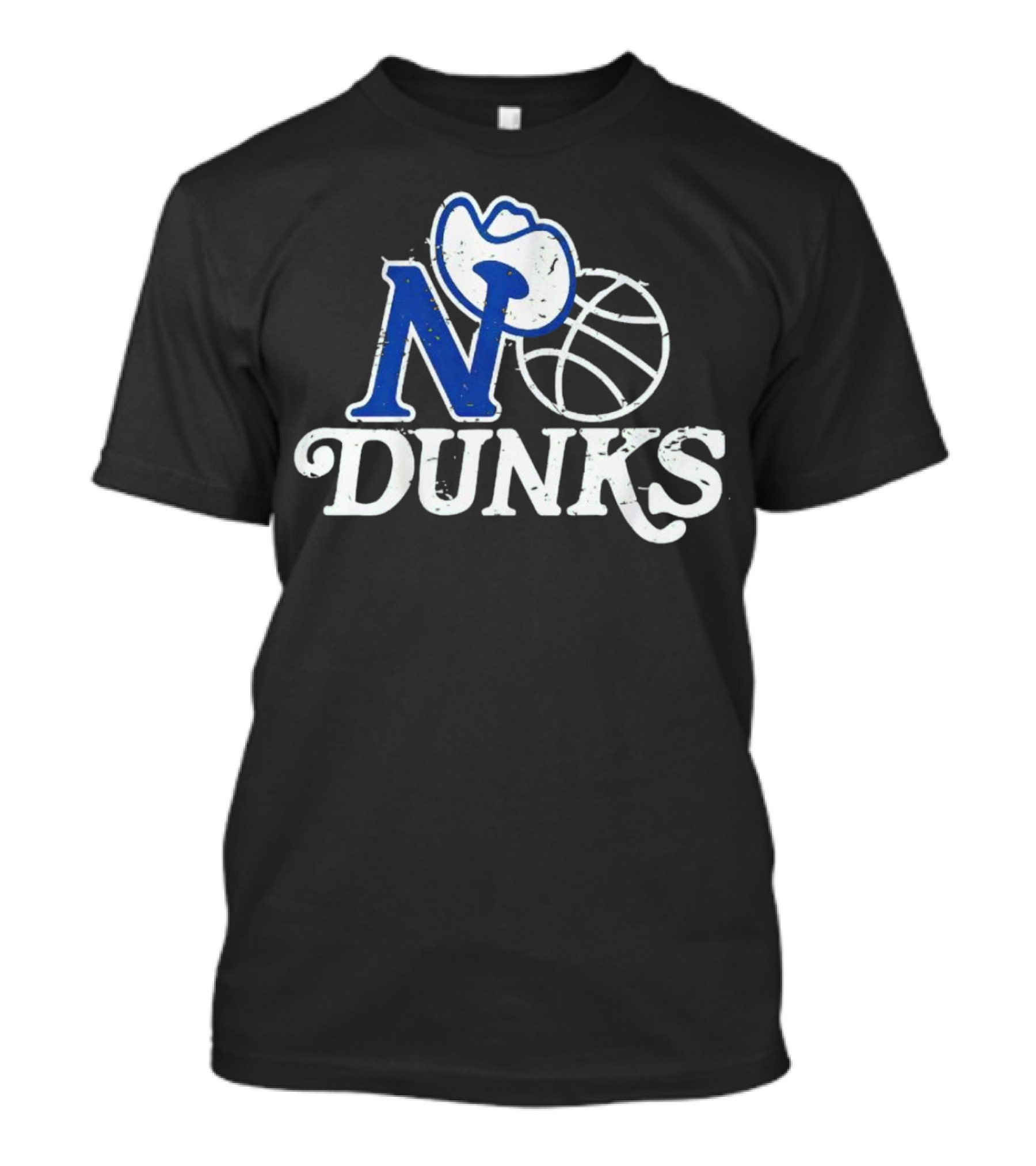 Dallas Mavericks No Dunks Cowboy Basketball T-Shirt