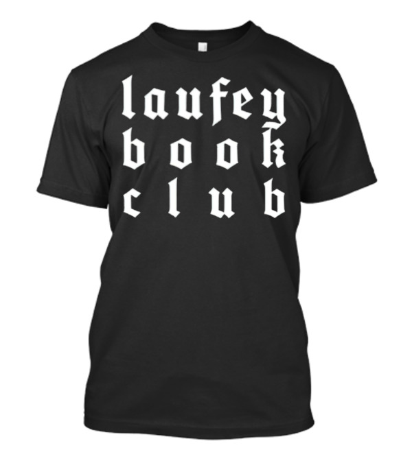 Laufey Book Club Gothic Font T-Shirt