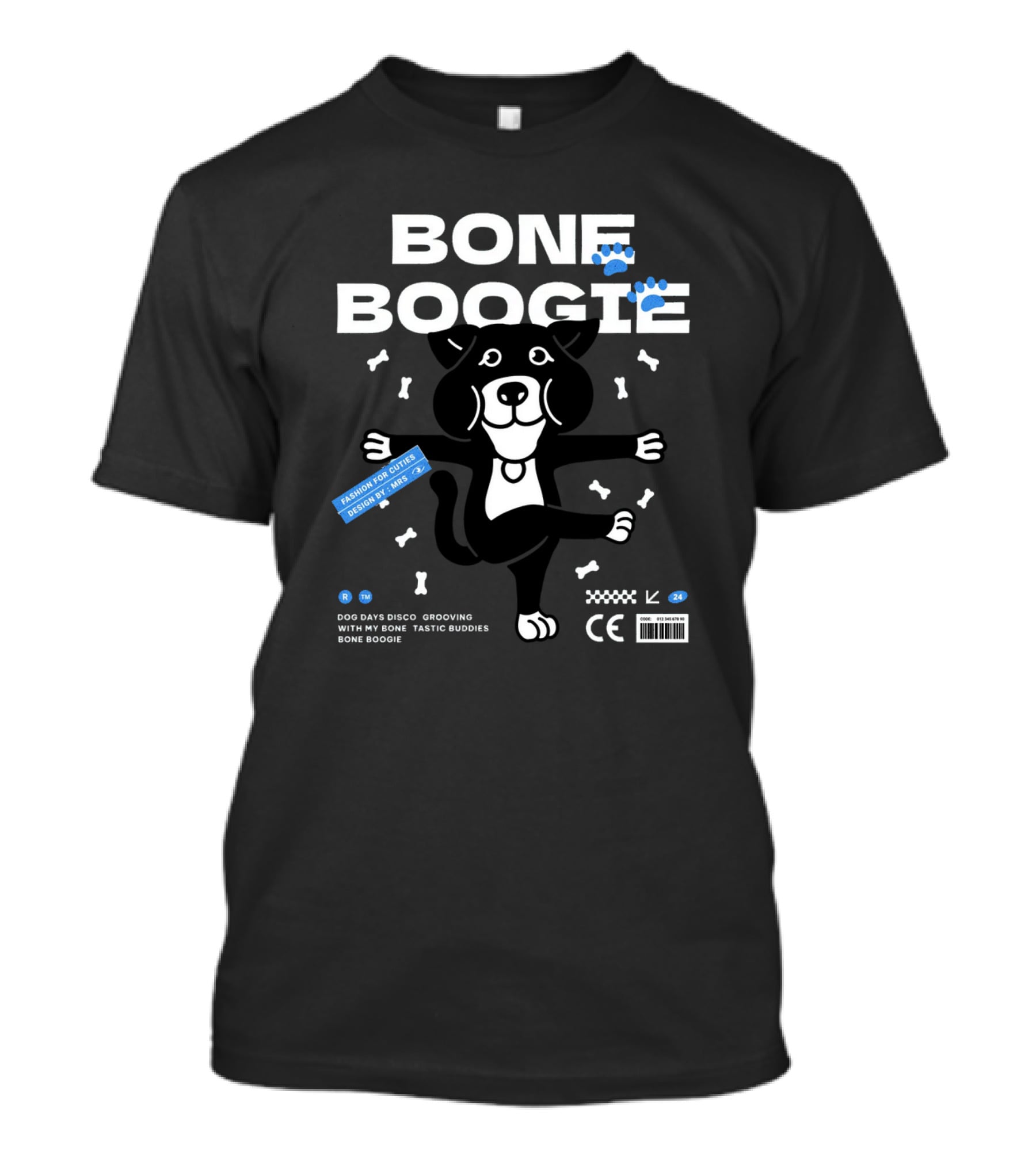 Bone Boogie Dog Days Disco Grooving With My Bone Tastic Buddies T-Shirt