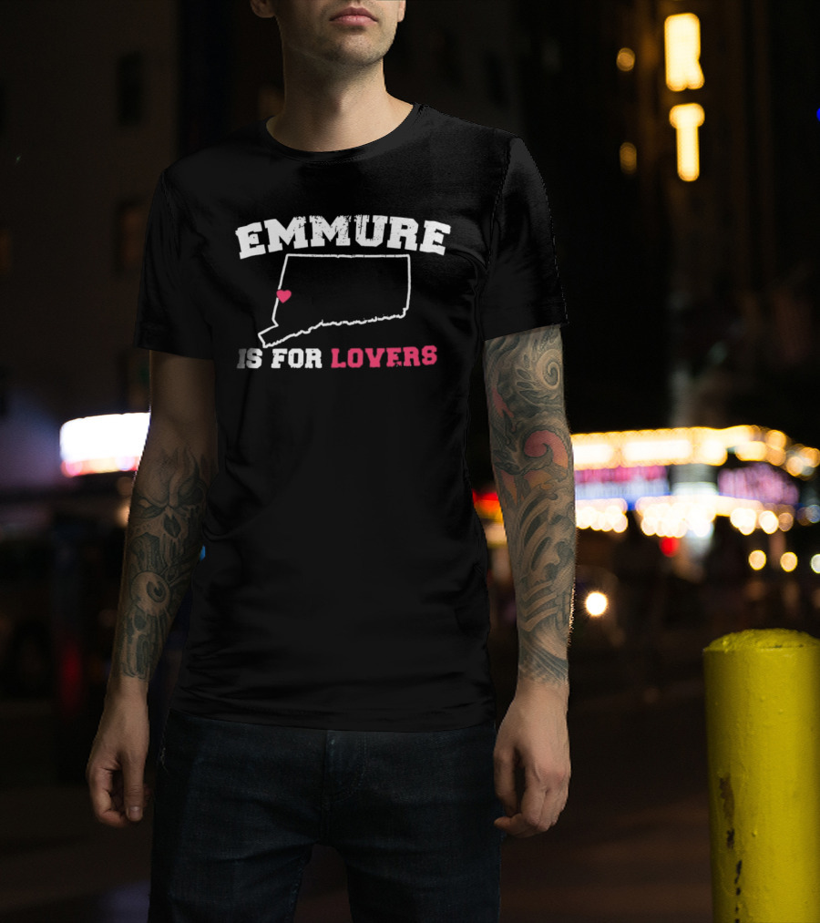 Emmure Is For Lovers Connecticut Heart Location T-Shirt