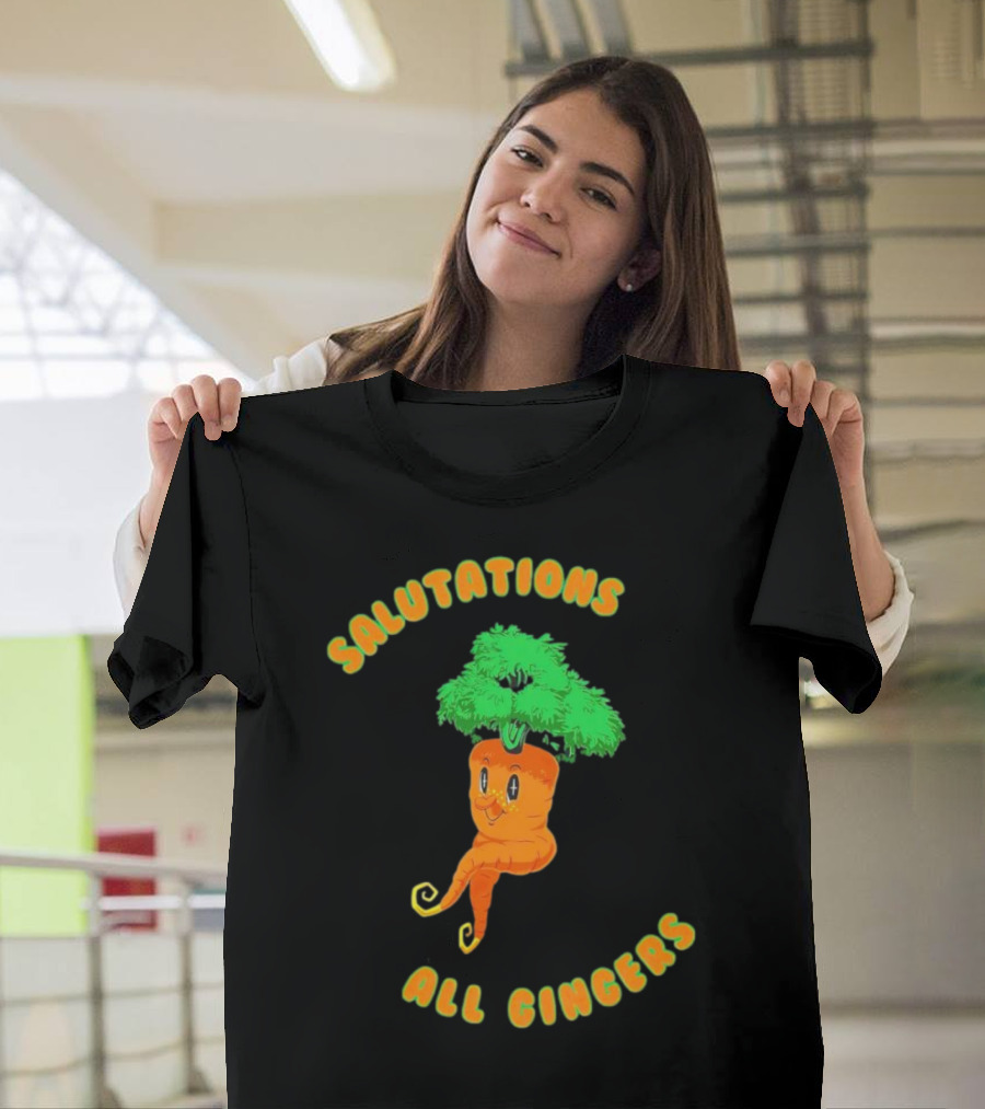 Salutations All Gingers Happy Carrot T-Shirt
